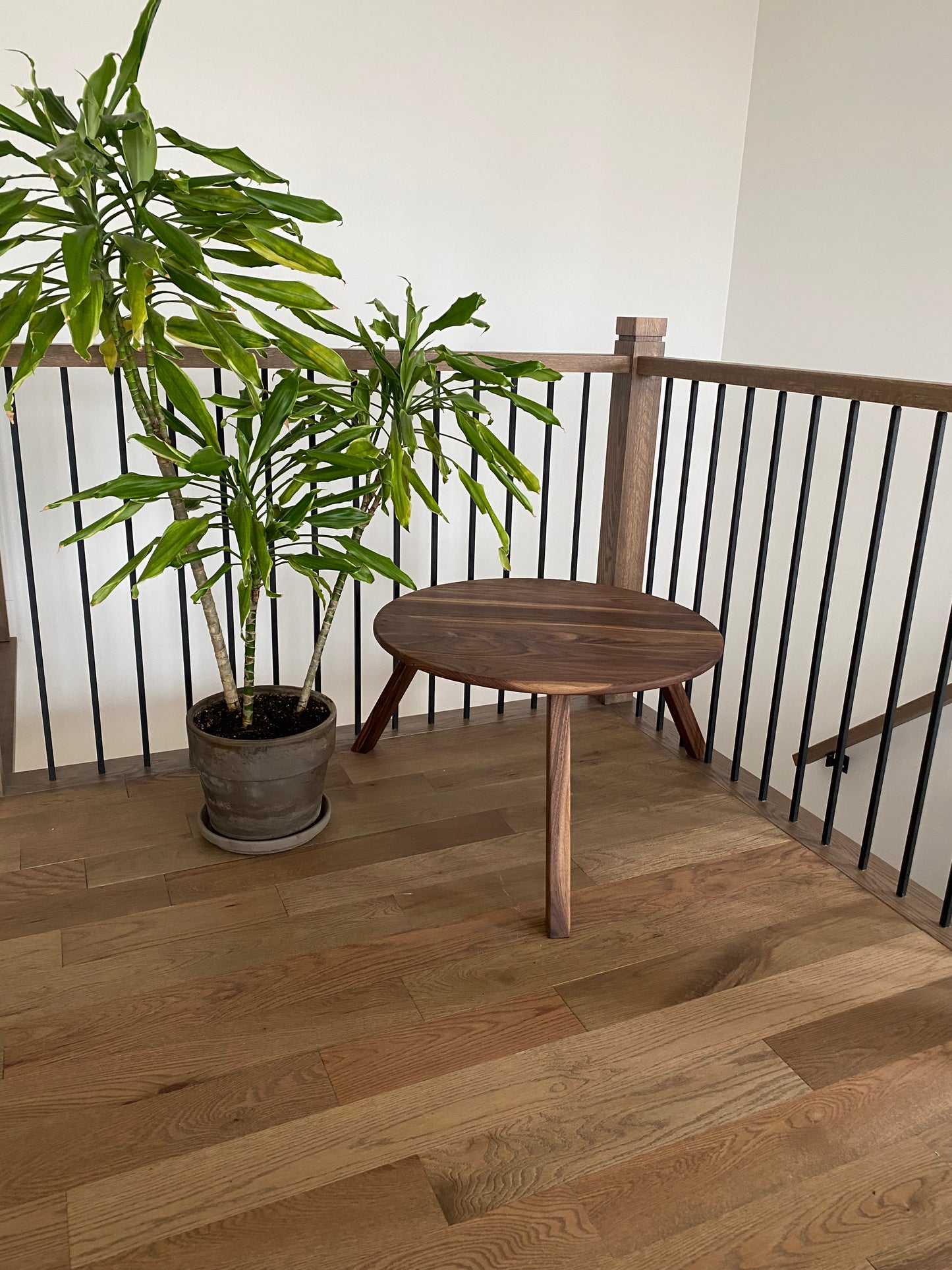 Table basse en noyer noir
