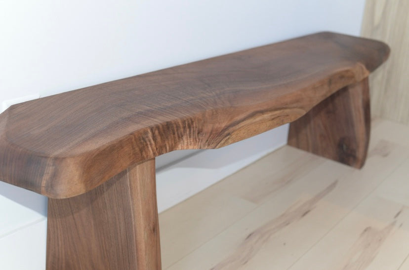 Banc en noyer